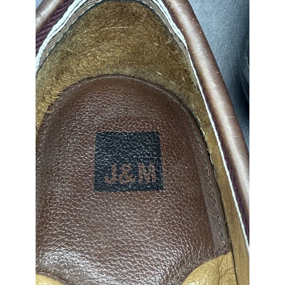 Johnston & Murphy J&M Brown Leather Tassel Loafer Slip-On Shoes Men's 10M - Picture 6 of 8